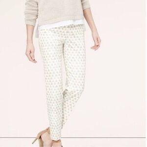 LOFT Marisa Geometric Women's Cropped Riviera Pants